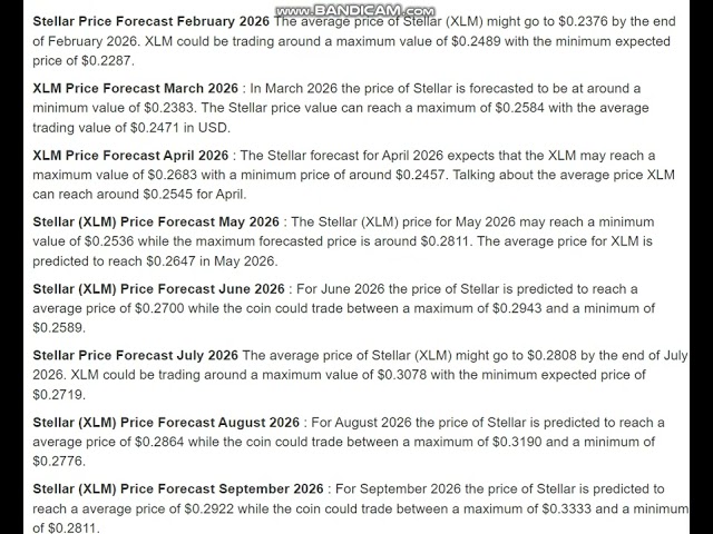Stellar (XLM) 価格予測 2026 - Stellar 価格予測