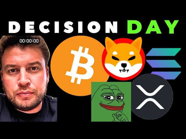 Bitcoin, Pepe, Xrp, Shiba Inu and Solana 🚨 Decision DAY !!!