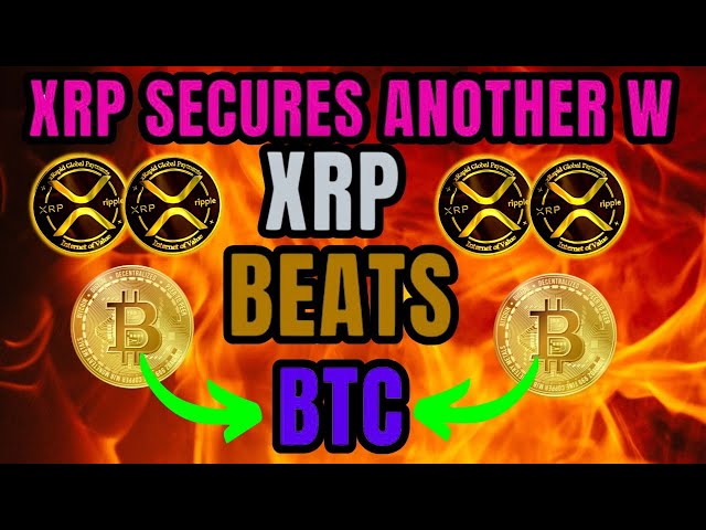 XRP SECURES ANOTHER W & OUTPERFORMS BTC ON THIS MEASURE!LATEST NEWS TODAY#xrp #crypto #news