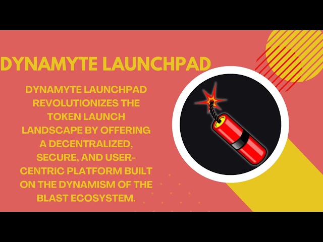 Dynamyte Launchpad revolutionizes the token launch landscape by offering a decentralised