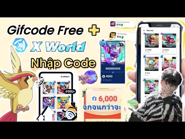 "X World" 토큰 획득 Buil Games 협업 보너스로 "최신 GifCode" 받기 #xworld#kiemtien