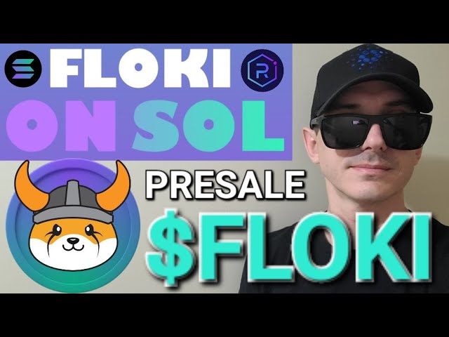 $FLOKI - FlokiOnSol トークン暗号コイン FLOKI ON SOL SOLANA RAYDIUM JUPITER プレセール ピンクセール MEMECOIN