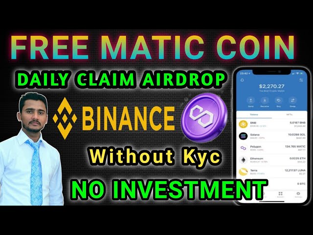 Nouveau butin crypto aujourd'hui Pièce MATIC gratuite | Paiement instantané Airdrop🔥Binance | Prix ​​Matic | Maticpick