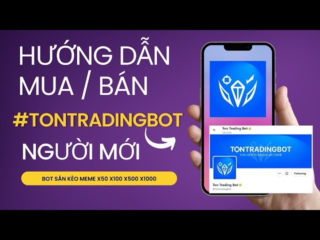 購買說明 - 透過 TON TRADING BOT 出售項目、模因幣 #tontradingbot x50 - x100 #haugroup #crypto