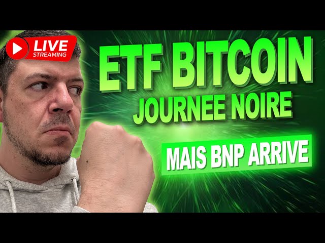 🟢 Bitcoin ETF – Schwarzer Tag! Aber BNP kommt ins Spiel! LIVE! 🟢