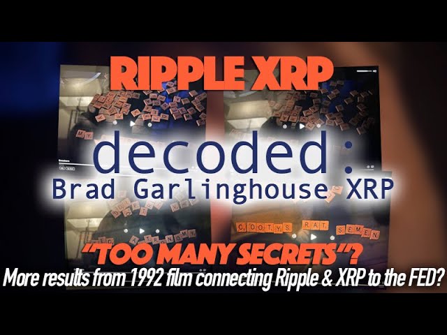 Ripple XRP: Zu viele Geheimnisse? WEITERE codierte Ergebnisse aus dem Film von 1992 führen uns zur Ripple- und XRP-Verbindung