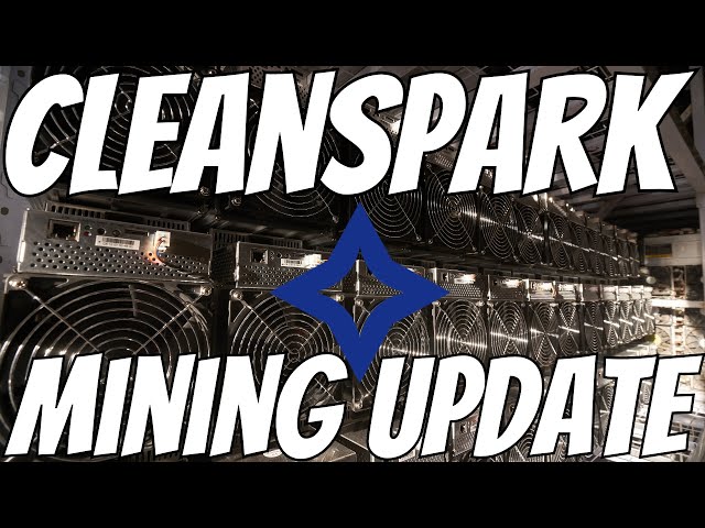 Cleanspark Stock Bitcoin Mining Update!