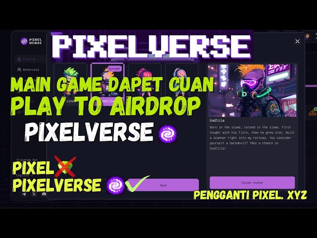 Endlich gibt es einen Pixel-Konkurrenten: Spielen Sie Spiele und erzielen Sie Gewinne, indem Sie Pixelverse-Token $PIXFI per Airdrop abwerfen