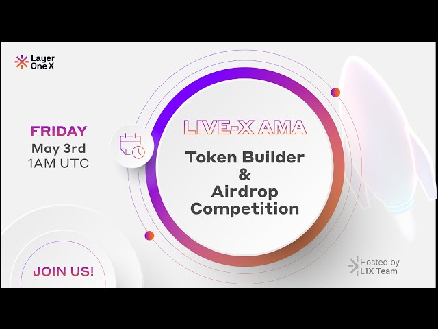 Live X AMA. Token Builder-Veröffentlichung, Airdrops und mehr