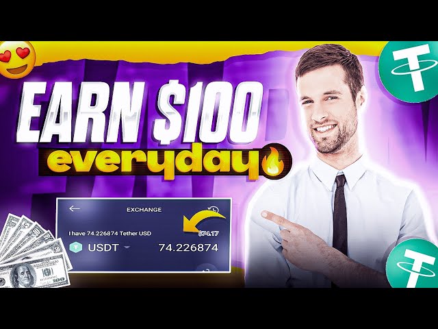 New Usdt Earning Website🤑 | Earn 30$ Everyday | Real Usdt Investment & Earning Website.