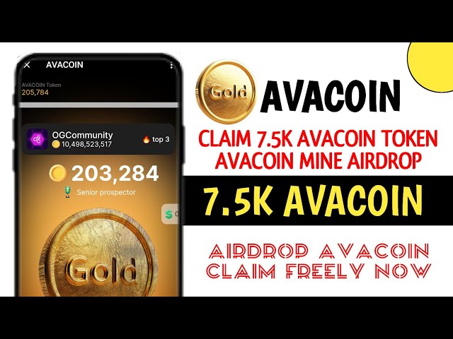 Free Airdrop Claim Instant Avacoin Token | Avacoin Mining Airdrop | Detailed How to sell Avacoin