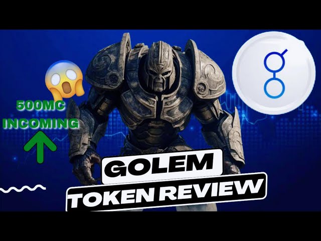 REVUE DES JETONS GOLEM#coinreview #bitcoin #golem