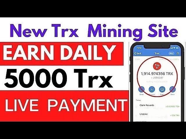 새로운 TRX 채굴 사이트 최고의 TRX 채굴 사이트 TRX 채굴 사이트 오늘 새로운 수익 창출 앱