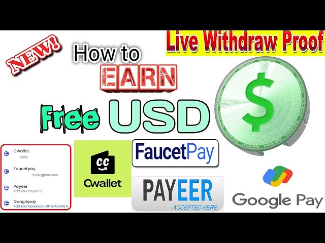 구글페이 마이닝 | 무료 Usdt 지불 Faucetpay 지갑 받기 | 투자하지 않음