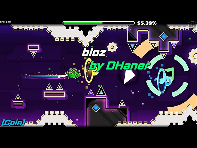 bloz by DHaner 100% [Coin] | Geometry Dash