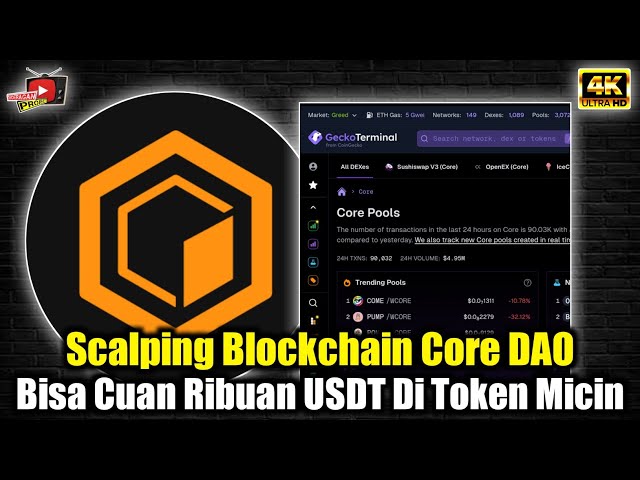 Gagnez de l'argent sur Blockchain Core DAO ✅ Le scalping du jeton Micin peut rapporter des milliers d'USDT