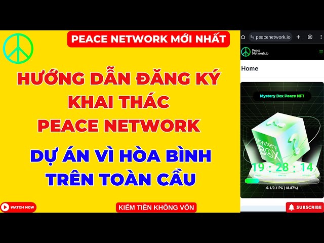 Peace Network - Coin Project for Global Peace - Mining Now