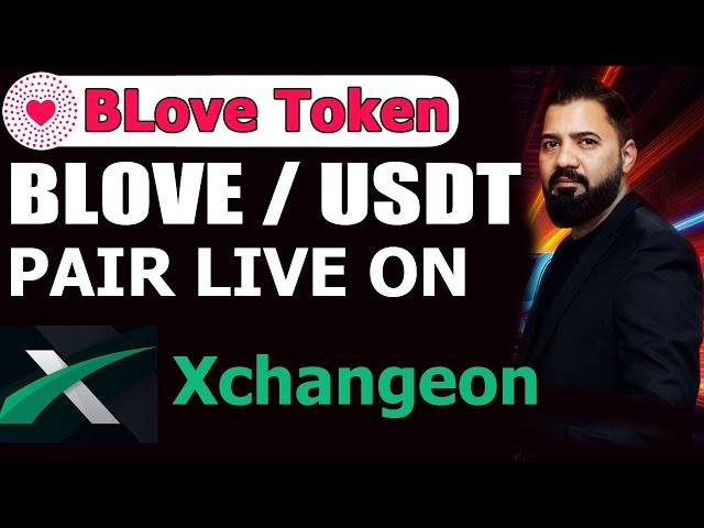 Bloveトークン/USDTペアライブの販売方法 - Xchangeon Live