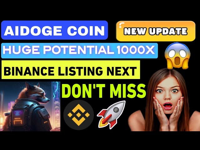 AiDoge Coin 次のビッグリスト 🔥 ArbDoge Ai トークン 1000x 巨大な可能性 | Aidoge Coin Next マーケティング 😲