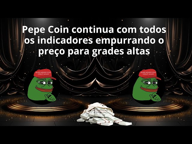 Pepe Coin #PEPE continue d'augmenter fortement, la semaine prochaine si BTC continue d'augmenter, il pourrait casser ATH