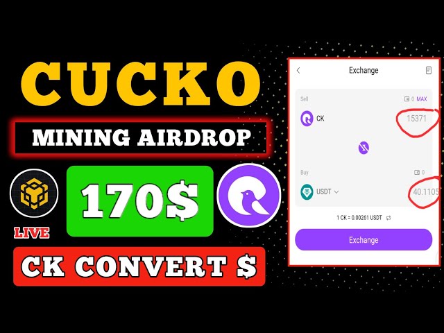 Cucko Network Mining 🤑 Cucko Network Mining サインアッププロセス 💸 Cucko コインの供給とトークンノミクス 💲