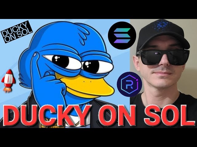 $DUCKY - DUCKY SUR SOL TOKEN PRÉVENTE CRYPTO PIÈCE SOLANA MEMECOIN MEME DUCK GAME NFTS RAYDIUM JUPITER