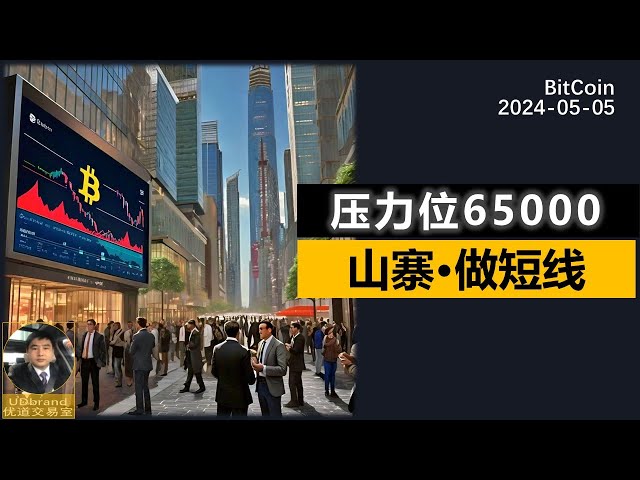 BTC日反弹压力在65000，假冒反弹短期目的#btc #比特币牛市