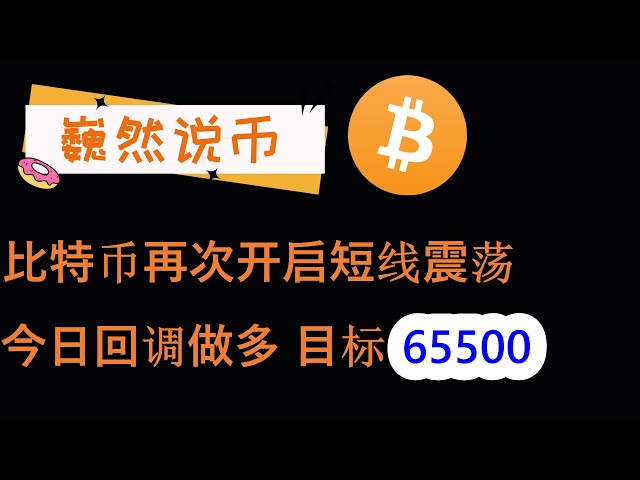 2024-05-06 BTC行情分析：比特幣開始短線震盪，盤中調整做多