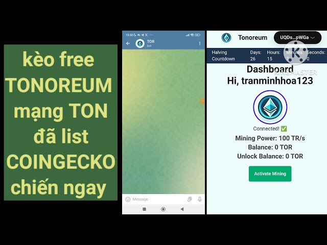 TONOREUM免費投注 Ton網絡已上線COIN GECKO，立即贏得獎項