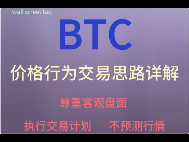 5月6日價格走勢 BTC交易思路詳解