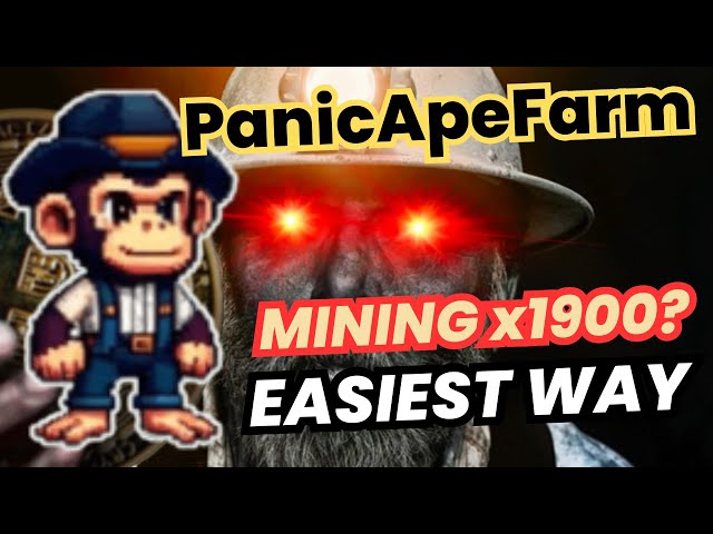 PANIC APE FARM ? JUST LIKE BNB MINING? BUT FOR LONG TERM? EASY x1900🚀🚀🚀🚀