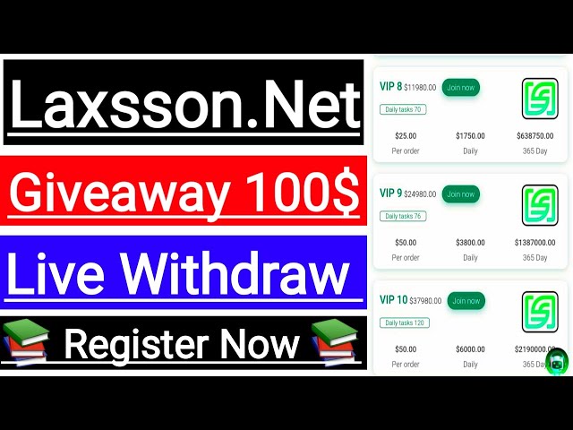 Laxsson | New Usdt Investment Platform Today | Best Usdt Earning Site 2024 | Passive Income