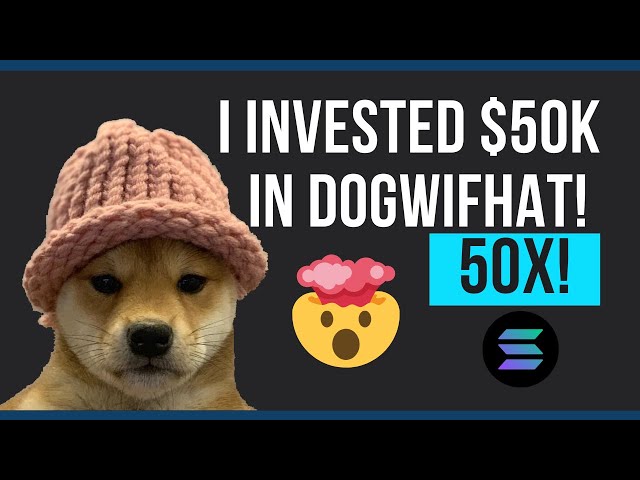 Ich habe $WIF dogwifhat im Wert von 50.000 $ gekauft! Millionär, finanzielle Freiheit, Krypto-Handel