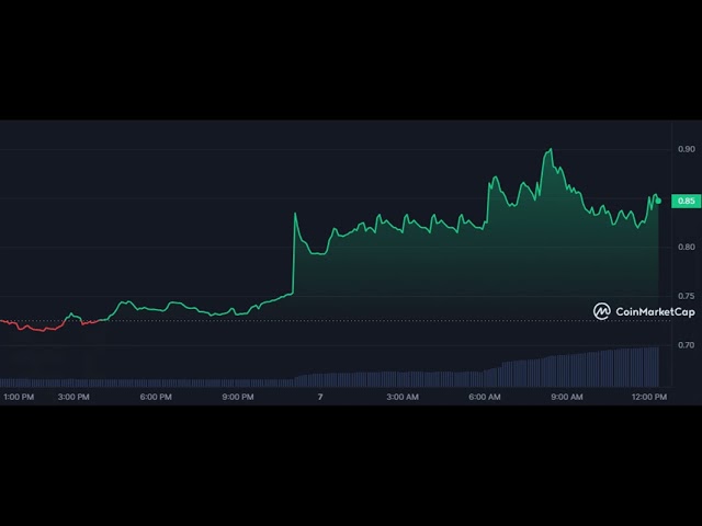 빗썸 상장 발표 후 AIOZ 네트워크 토큰 17% 상승