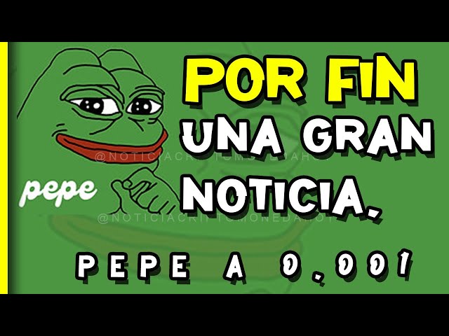 🚀 마침내 큰 소식 - 어느 순간이든 PEPE는 0.001로 갈 것입니다 🔥🚀 🤑 오늘 PEPE 코인 뉴스 ️