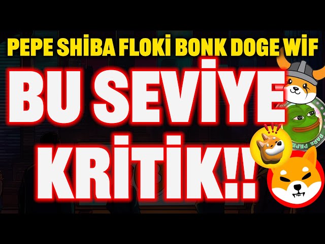 PEPE SHIBA FLOKİ DOGE BONK WİF COIN ATTENTION À CE NIVEAU !! CRITIQUE !#floki #bonk #dogecoin #shiba #shib