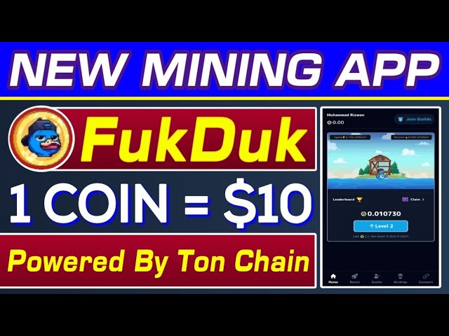 FukDuk New Mining Platform 2024 | 1 FUDU Token $10 | FukDuk Powered By Ton Chain | Rizwan Blouch