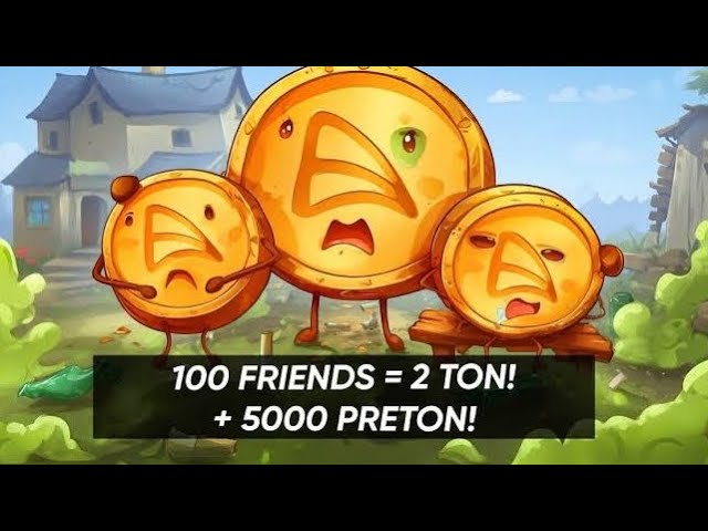 PRETON AIRDROP* $TON 및 $PRETON 토큰 모두 획득 $TON 출금 확인