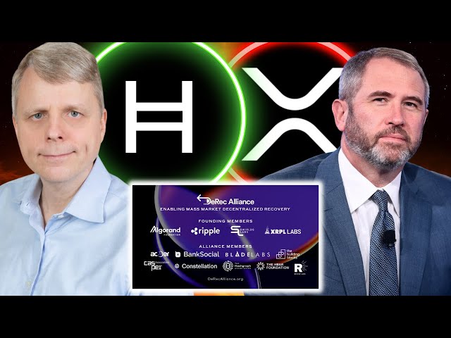 突发新闻：Hedera Hashgraph HBAR 和 Ripple XRP 联手......!!!