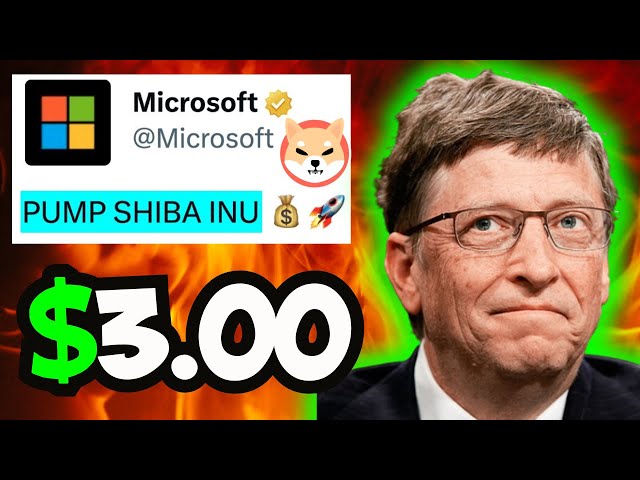 UN PLAN INTELLIGENT DE MICROSOFT POUR MAINTENIR LE SHIBA INU COIN POUR 3$ DE GAINT ! - NOUVELLES DES PIÈCES SHIBA INU D'AUJOURD'HUI