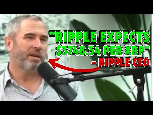 Le PDG de Ripple explique 3 748,34 $ par analyse XRP ! (A REGARDER)