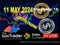 11 MAY 2024 Live BITCOIN trading| SATURDAY LIVE CRYPTO MARKET| DELTA EXCHANGE INDIA