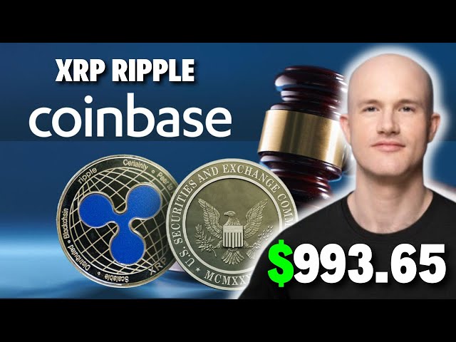 XRP 瑞波币：COINBASE 首席执行官巨额保证！ 993.65 美元 XRP 现已上市！当前瑞波币 XRP 新闻