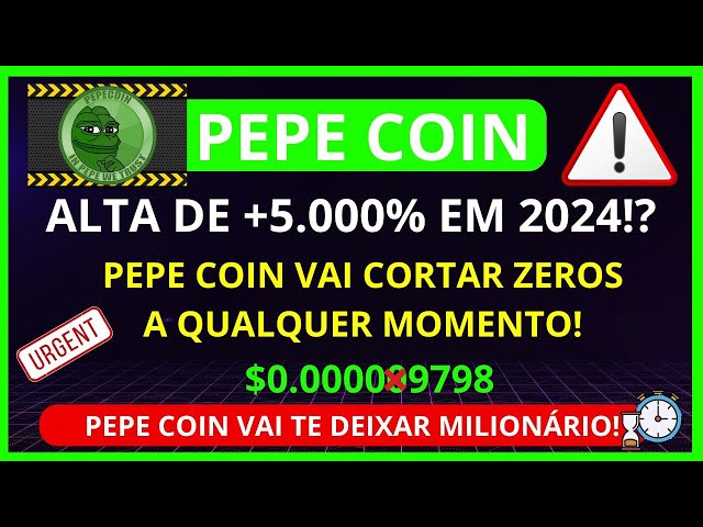 PEPE COIN 🚨URGENT🚨 EN HAUSSE +5,000% EN 2024 ! COUPER ZÉRO À TOUT MOMENT ! INVESTEZ-VOUS DANS PEPE ?