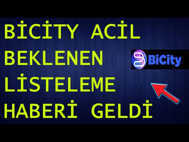 Das Datum der guten Nachrichten von BICITY ist da, es gibt dringende Neuigkeiten! #lunc #luna #ustc #xrp #flokiinu #link #ftt #bitcoin