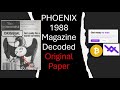 피닉스 원본 문서 디코딩 - BITCOIN-X, PROTON, LOAN, XLM 및 GOLDEN PHI(The ECONOMIST, 1988)