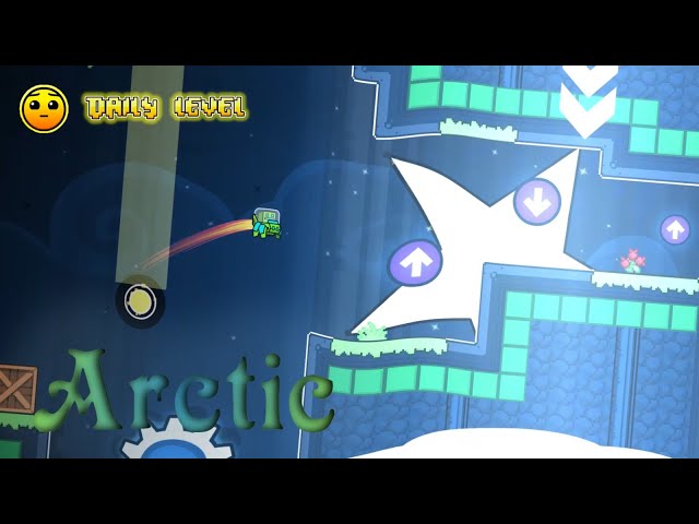 Arctic 100%（1 金幣）[Hard 4☆ by xGlaceonx] - 每日等級 - 幾何衝刺 2.204