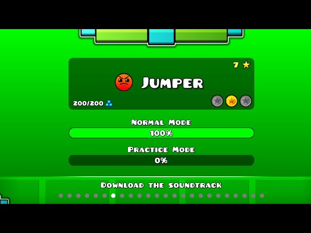 Jumper 1 Münze von Robtop Geometrydash 2.2