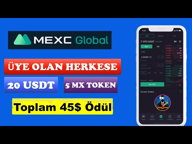 MEXC Exchange offre un bonus de 20 USDT et 5 jetons MX (25 $) Airdrop à tout le monde - Gagnez une récompense totale de 45 $