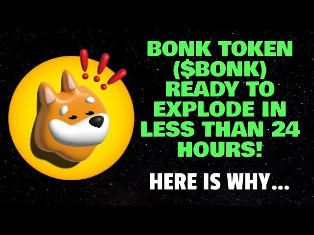 BONK 토큰($BONK)이 24시간 이내에 폭발할 준비가 되었습니다! (이유는 다음과 같습니다)